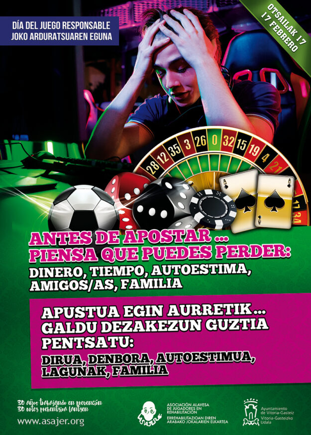 DIA INTERNACIONAL DEL JUEGO RESPONSABLE – 17 DE FEBRERO DE 2020 DIA INTERNACIONAL DEL JUEGO RESPONSABLE - 17 DE FEBRERO DE 2020