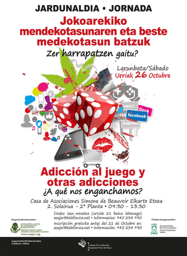 CartelJornada2013  JORNADA 2013 - Adicción al Juego y otras adicciones