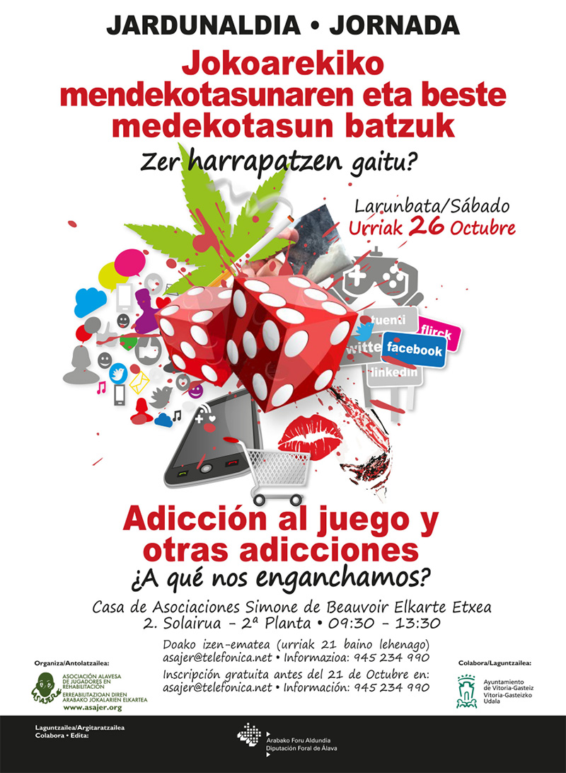 CartelJornada2013  JORNADA 2013 - Adicción al Juego y otras adicciones