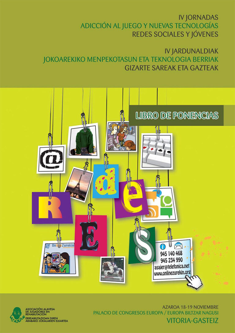 libro_ponencias_2010 LIBRO DE PONENCIAS 2010
IV JORNADAS SOBRE ADICCIÓN AL JUEGO Y A LAS NUEVAS TECNOLOGÍAS: REDES SOCIALES Y JÓVENES